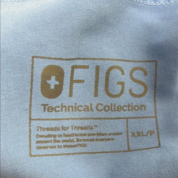 Figs Technical Collection Scrub size XXL P Kade cargo ceil blue - Picture 3 of 11